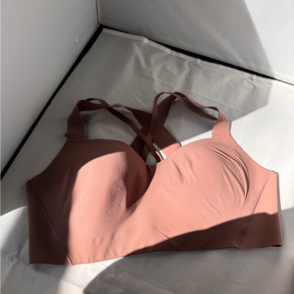 Gymshark Limitless Sports Bra - Truffle Brown